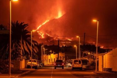 Panique du volcan de La Palma alors que le chef des îles Canaries propose de lâcher des BOMBES pour freiner la coulée de lave
