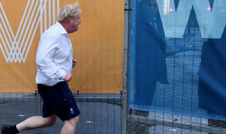 Tory Conference LIVE: Boris court tôt le matin en chemise blanche alors qu'il se prépare pour le grand jour