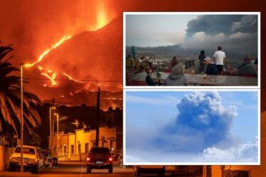 Volcan La Palma EN DIRECT: "Pas de fin en vue" alors qu'un panache de cendres de 3000 m met en danger les vacances à Tenerife