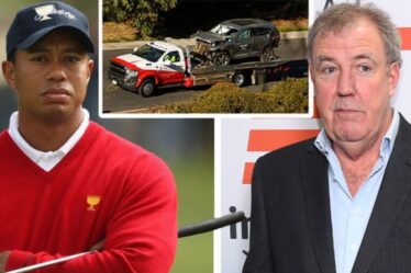 Jeremy Clarkson dit que les blessures de Tiger Woods sont «étranges» après un accident de voiture d'horreur