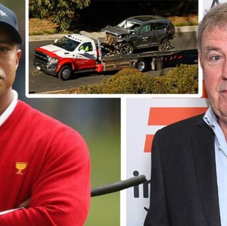 Jeremy Clarkson dit que les blessures de Tiger Woods sont «étranges» après un accident de voiture d'horreur