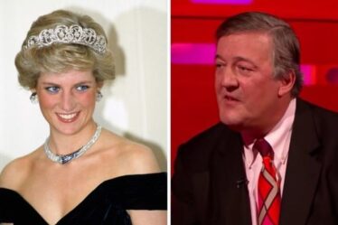 La révélation effrontée de Spitting Image de la princesse Diana à Stephen Fry: " Heureux que nous partions "