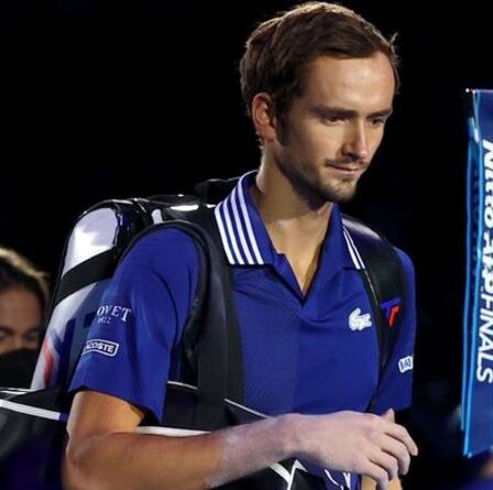 Le vainqueur de l'US Open, Daniil Medvedev, s'est fait "voler une montre de 168 000 £" alors qu'il jouait aux finales de l'ATP en Italie