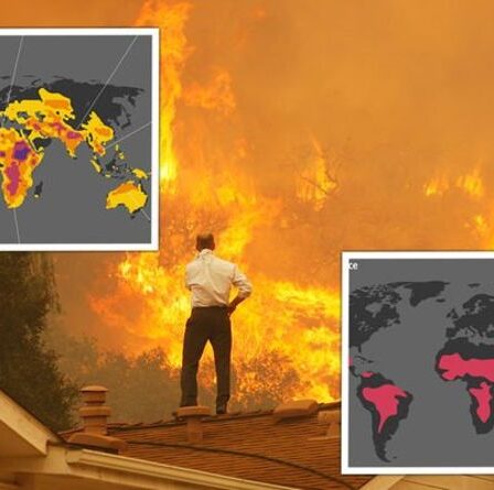 Les cartes d'horreur indiquent EXACTEMENT où sur terre les gens mourront en premier à cause du changement climatique