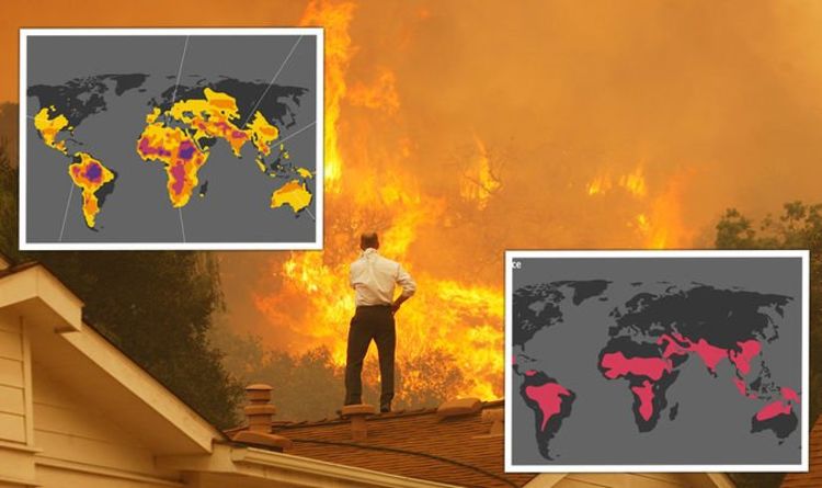 Les cartes d'horreur indiquent EXACTEMENT où sur terre les gens mourront en premier à cause du changement climatique