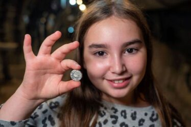Une percée archéologique alors qu'un enfant de 11 ans découvre une pièce d'argent «rare» datée de 68 après JC