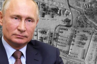 Poutine suscite des craintes de guerre alors que de NOUVELLES images satellites montrent que la Russie continue de renforcer ses troupes