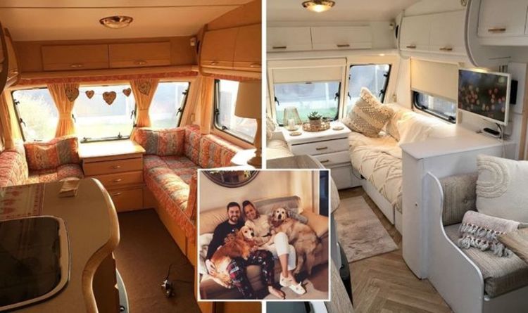Un couple de bricoleurs transforme la caravane en un espace « à couper le souffle » pour seulement 800 £ – économisant des milliers