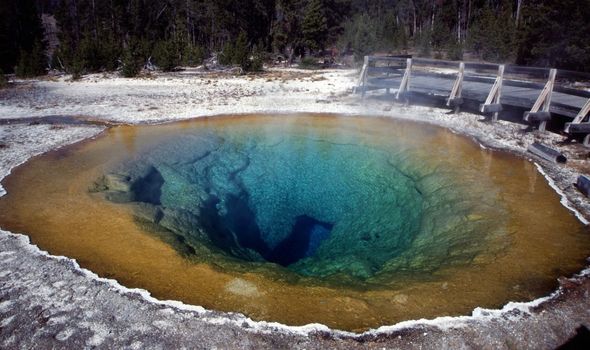Source chaude dans le parc national de Yellowstone