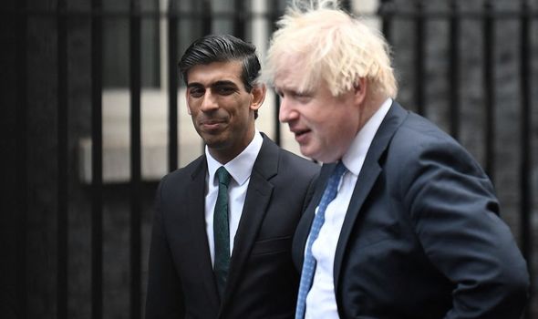 Rishi Sunak et Boris Johnson