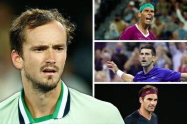 Daniil Medvedev dément l'affirmation de Nadal, Djokovic et Federer - "Ils mentaient"
