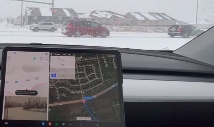 La nouvelle technologie de « conduite entièrement autonome » de Tesla testée dans la neige avec des résultats désastreux