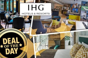 OFFRE DU JOUR : Économisez 25 % sur les séjours à l'hôtel IHG dans plus de 600 hôtels au Royaume-Uni et en Europe
