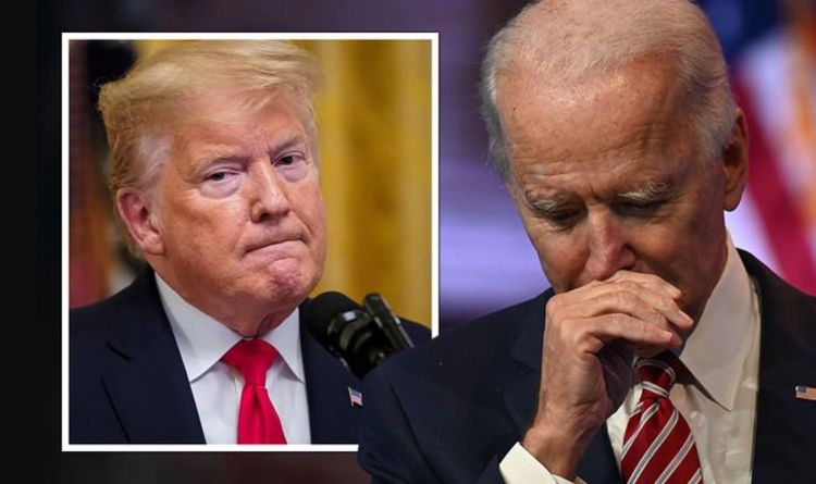 " Plus divisé que jamais " Biden a été qualifié de désemparé après avoir échoué à mieux " chaotique " Trump