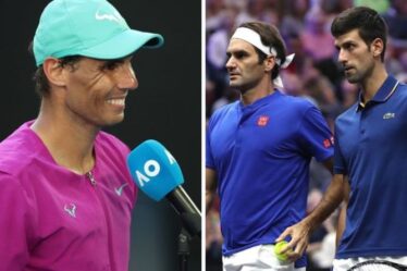 Rafael Nadal aborde le record de Roger Federer et Novak Djokovic à l'Open d'Australie