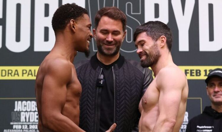 Boxe ce soir: programme, diffusion en direct, horaires pour Ryder vs Jacobs, Johnny Fisher, Cash