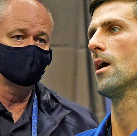 L'arbitre de tennis qui a expulsé Novak Djokovic de l'US Open répond à une suspension d'un an