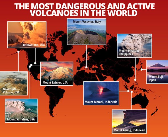 Les volcans actifs les plus dangereux sur Terre.