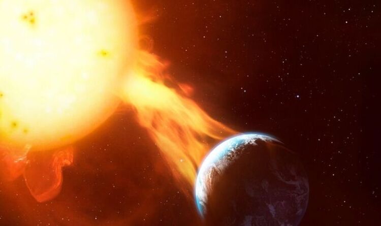 Mise à jour sur la tempête solaire : la Terre est « durement touchée » par une énorme éjection du soleil – avertissement de puissance et radio émis