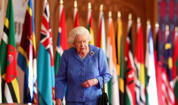 drapeaux de la reine du Commonwealth