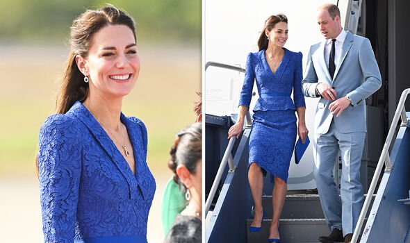 Kate Middleton arrive dans les Caraïbes 