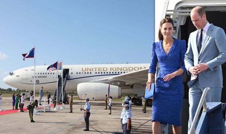 Avion royal: à l'intérieur du transport royal chic du prince William et de Kate vers les Caraïbes