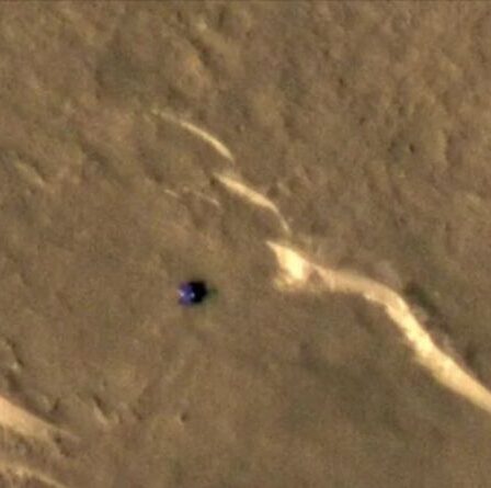 La sonde Mars de la NASA prend une photo de "traces" d'un kilomètre de long pendant l'orbite autour de la planète rouge