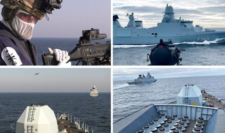 Les navires de guerre de la Royal Navy et les avions à réaction de la RAF rejoignent le "groupement tactique" de l'OTAN dirigé par le Royaume-Uni sous le nez de Poutine