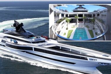 Un superyacht «futuriste» d'une valeur de 418 millions de livres sterling devrait devenir le bateau le plus large du monde