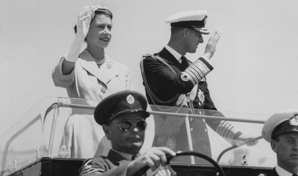 La reine et le prince Philip à Malte, 1954