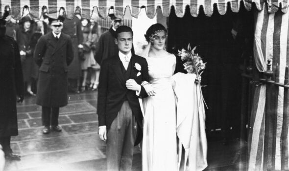 Diana Mitford avec son premier mari