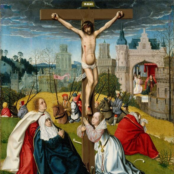 Jésus-Christ est suspendu à la croix.