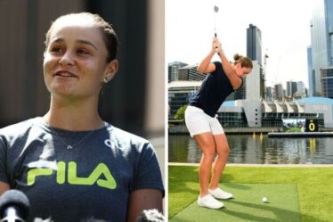 Ash Barty répond aux rumeurs selon lesquelles elle deviendrait une professionnelle du golf alors que les premiers plans post-tennis étaient annoncés