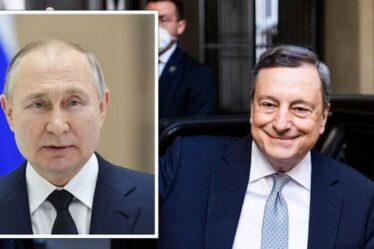 Coup de marteau énergétique de Poutine alors que l'Italie signe un énorme accord sur le gaz - Draghi exige un plafond pour entraver la guerre