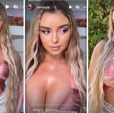 Demi Rose fait grimper les températures dans un bikini maigre époustouflant alors qu'elle assiste à Coachella