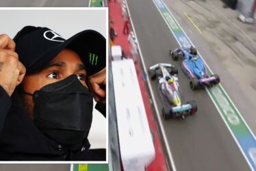 Esteban Ocon explique pourquoi Lewis Hamilton a failli être touché dans l'incident de la voie des stands d'Imola