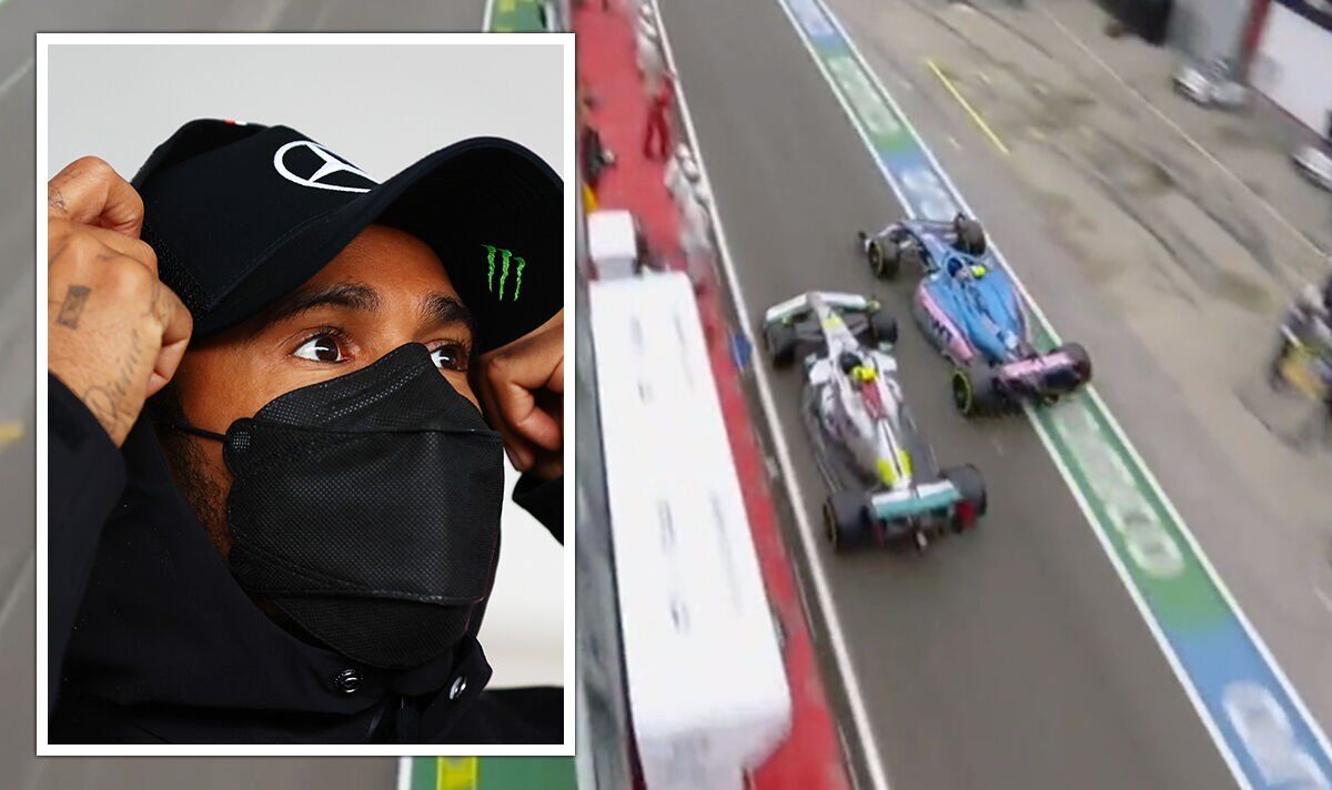 Esteban Ocon explique pourquoi Lewis Hamilton a failli être touché dans l'incident de la voie des stands d'Imola