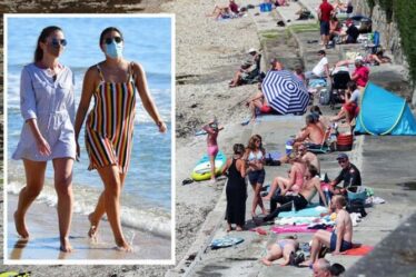 Le conseil de Cornwall exhorte les amateurs de plage à porter des masques faciaux car «les cas de Covid sont ÉLEVÉS»