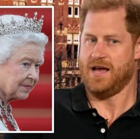 Le prince Harry partage un message de la reine après sa visite "Elle aimerait être ici si elle le pouvait"