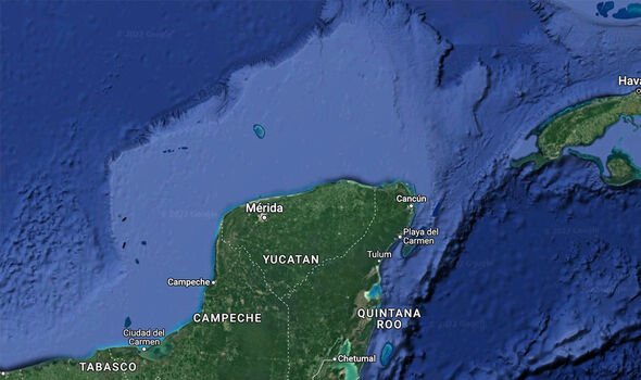Yucatán: L'astéroïde a frappé juste au large de la côte du Yucatán, au Mexique
