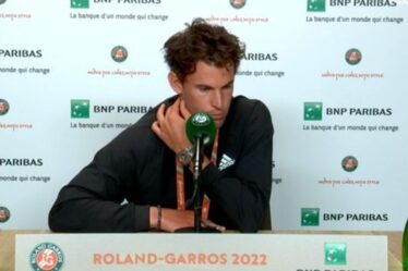 Dominic Thiem pèse sur la punition de Wimbledon après s'être écrasé à Roland-Garros