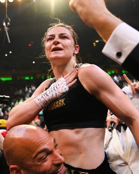 Katie Taylor demande une revanche à Amanda Serrano malgré la victoire épique de New York dans la "guerre absolue"