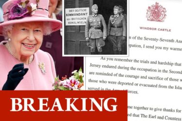 La reine salue le "courage" des insulaires anglo-normands alors qu'ils célèbrent 77 ans depuis la libération nazie