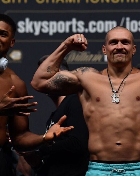 Oleksandr Usyk rédige en partenaire d'entraînement avec de "meilleures compétences" qu'Anthony Joshua