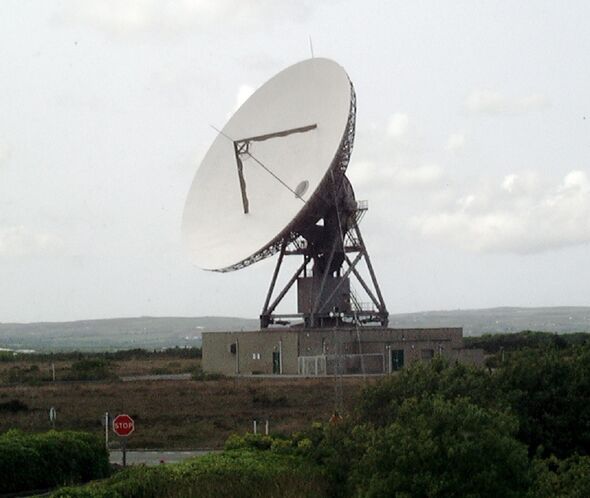 La station terrienne satellite de Goonhilly