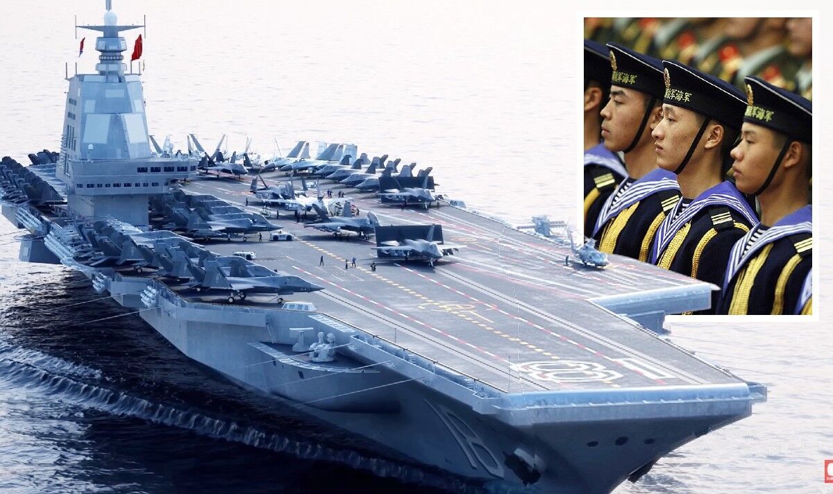 La Chine lance un nouveau porte-avions ÉNORME alors que la "plus grande marine du monde" envoie un avertissement effrayant