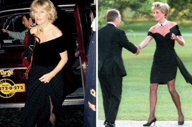 Derrière le choix de Camilla de porter la même robe de vengeance que la princesse Diana un an plus tard