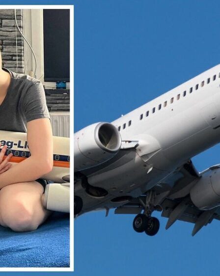 La femme 'Objectum sexuelle' est PLANE CRAZY à propos des 737 et devient physique avec les modèles Boeing