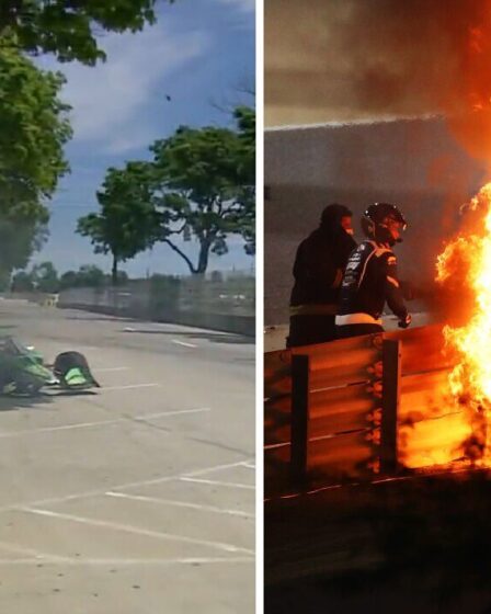 L'accident de voiture de Romain Grosjean Indy suscite des craintes alors que les fans se souviennent de la terrifiante boule de feu F1