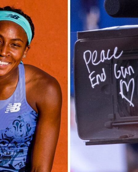 "Mettre fin à la violence armée" - Coco Gauff signe un objectif de caméra plaidant pour la paix après la victoire de Roland-Garros